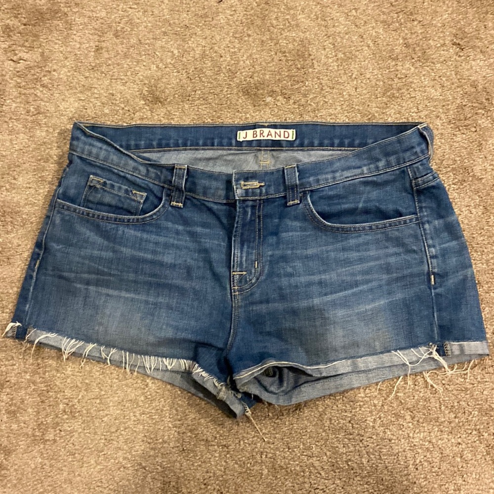 Jbrand distressed denim shorts